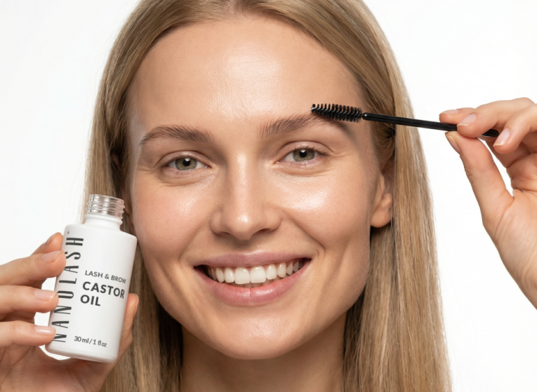 nanolash eyelashes castor oil